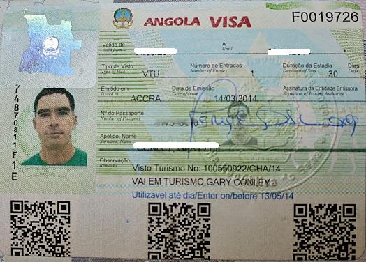 Visa đi Angola